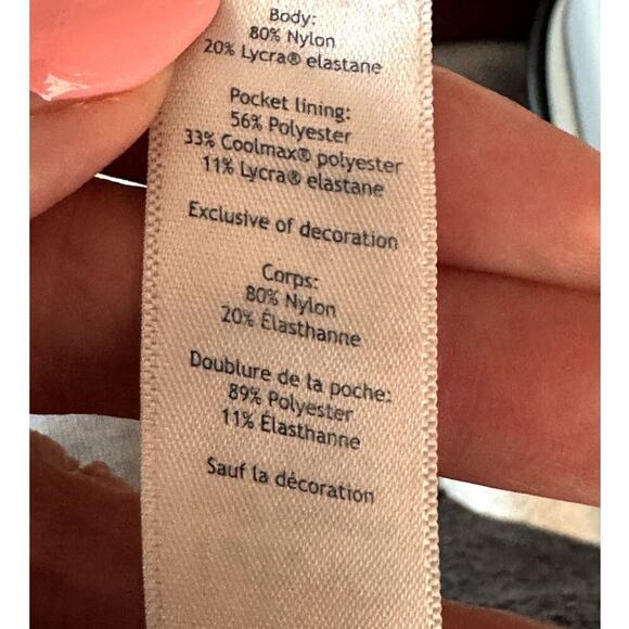 Ivivva Gray Herringbone Athletic Leggings Girls Size 14 - Picture 5 of 5